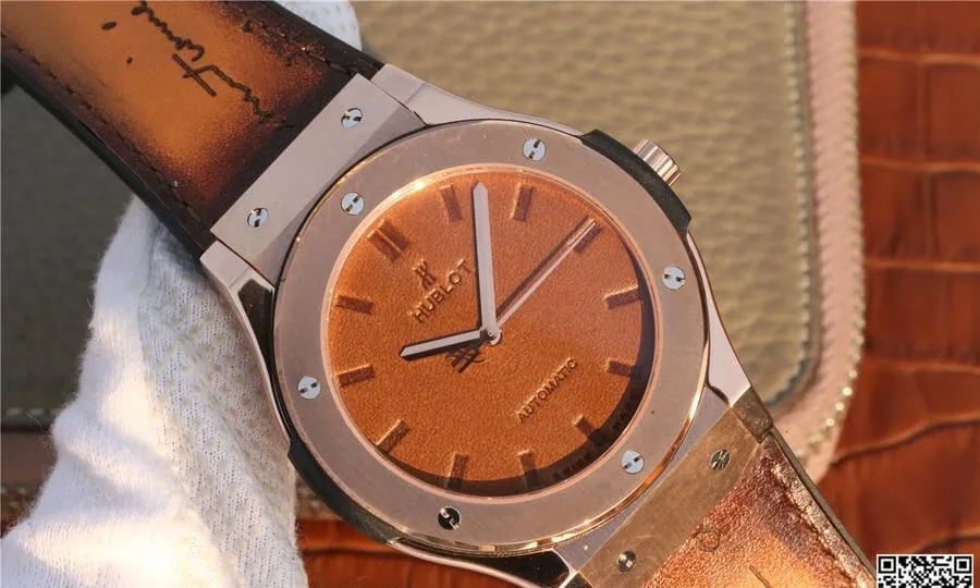 Hublot Classic Fusion 511.OX.0500.VR.BER16 TW Factory 1:1 Best Edition Replica Watch Cowhide strap